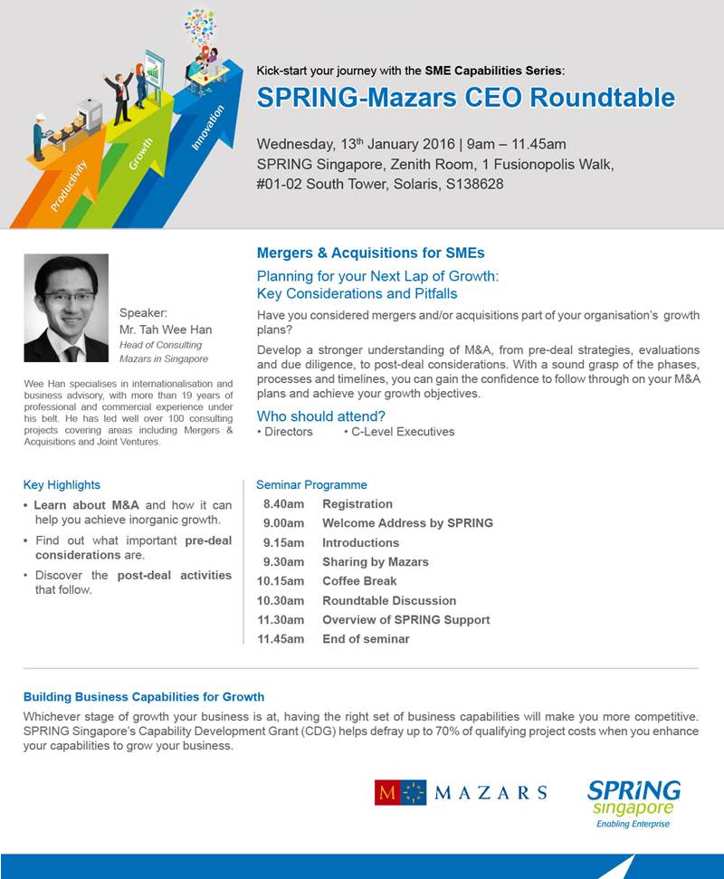Spring-Mazars Roundtable