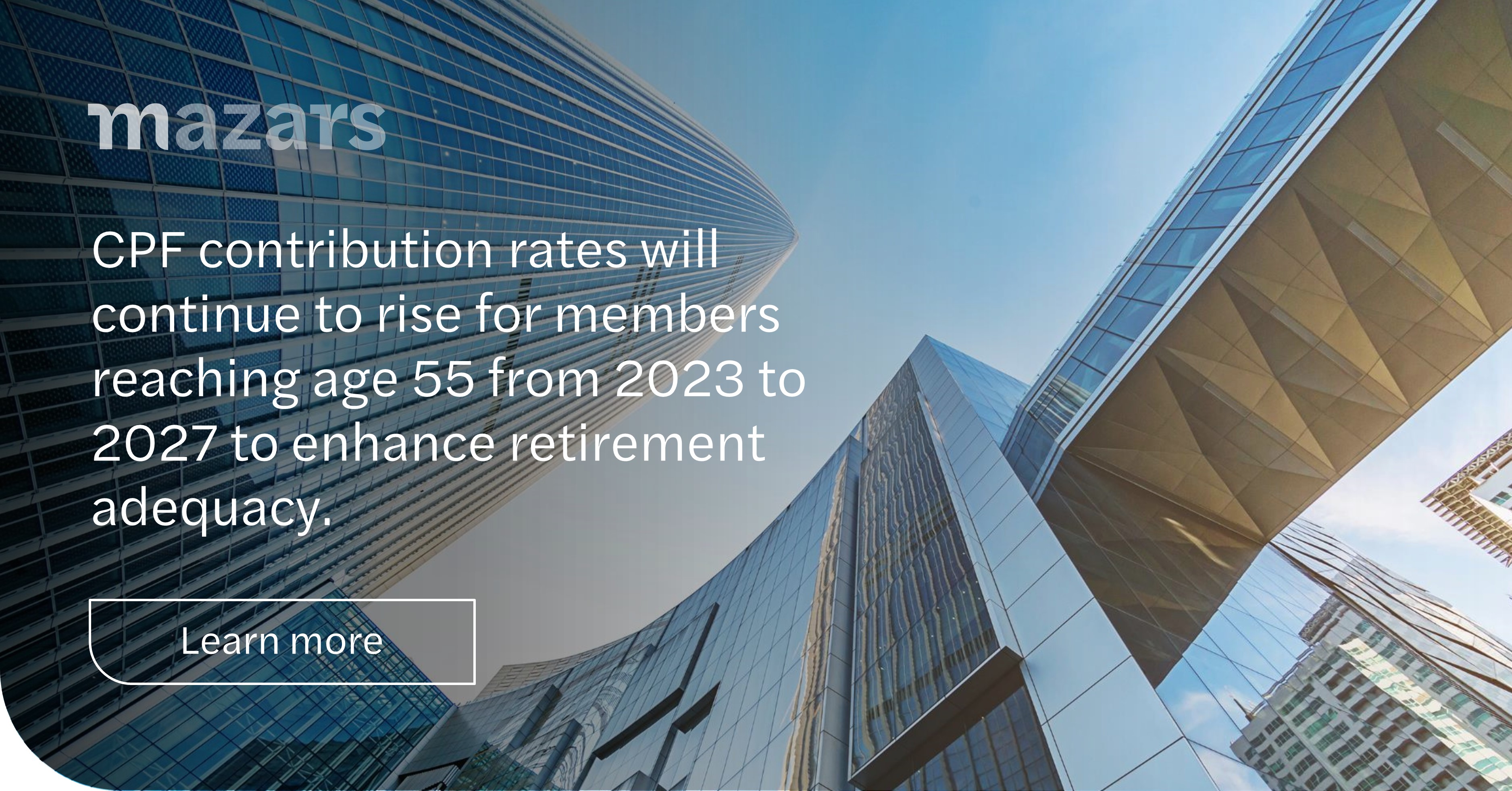 CPF contribution rates will continue to rise for members reaching age